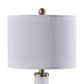 Adesso Grady Table Lamps with USB in Antique Brass and White (Set of 2), , large