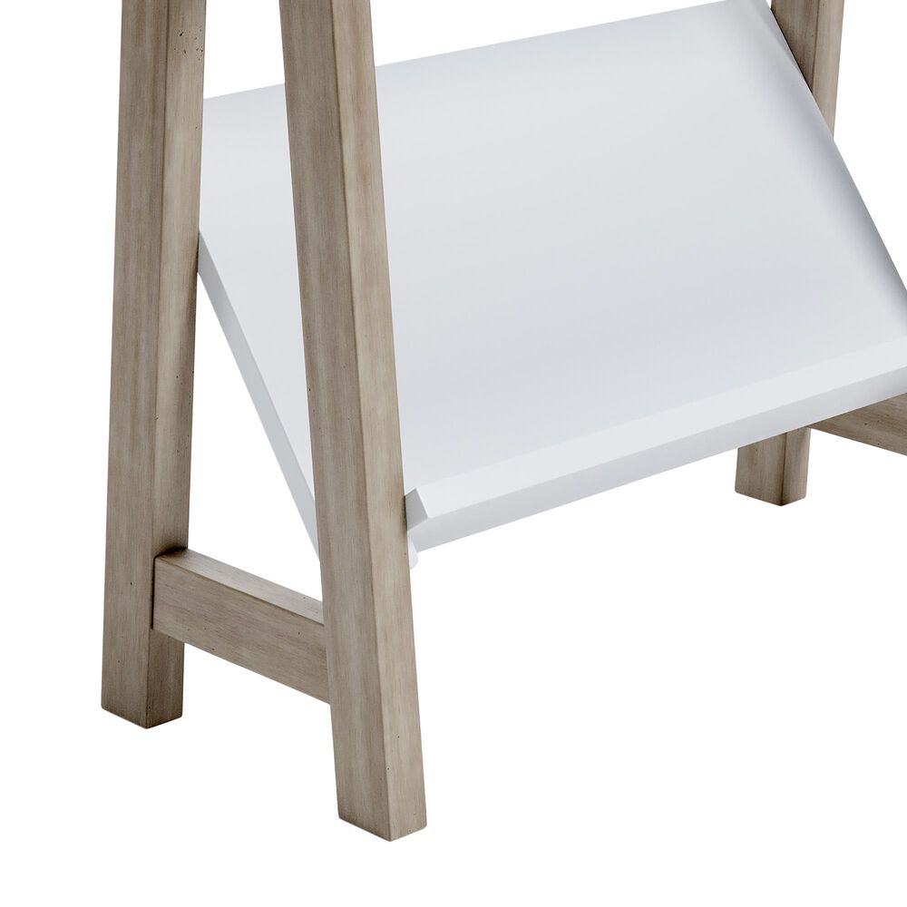 Ashley Blariden Small Bookcase in Light Tan and White, , large