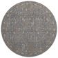 Dalyn Rug Company Hatay HY5 8" Round Gray Area Rug, , large