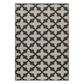 Momeni Baja BAJ-12 6"7" x 9"6" Charcoal Area Rug, , large