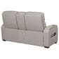 Ashley Boyington Power Reclining Loveseat with Console in Gray, , large