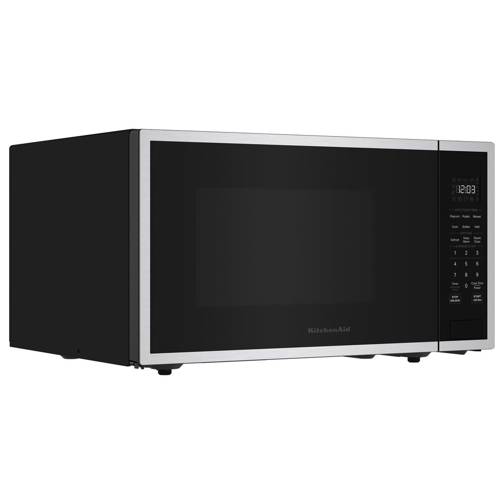KitchenAid 1.6 Cu. Ft. Countertop Microwave in PrintShield Stainless Steel, , large