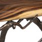 TimberHaus Atlas Console Table in Natural and Black, , large