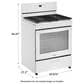 Whirlpool 30"" Manual Clean Gas Range, , large
