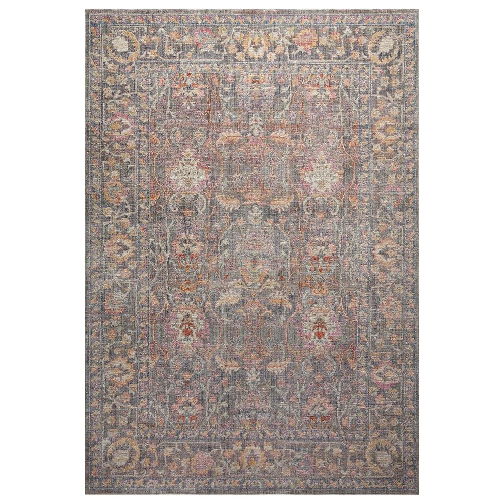 Chris Loves Julia x Loloi Rosemarie 11"6" x 15"6" Stone and Multicolor Area Rug, , large