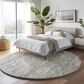 Dalyn Rug Company Pacifica PA1 8" Round Taupe Area Rug, , large