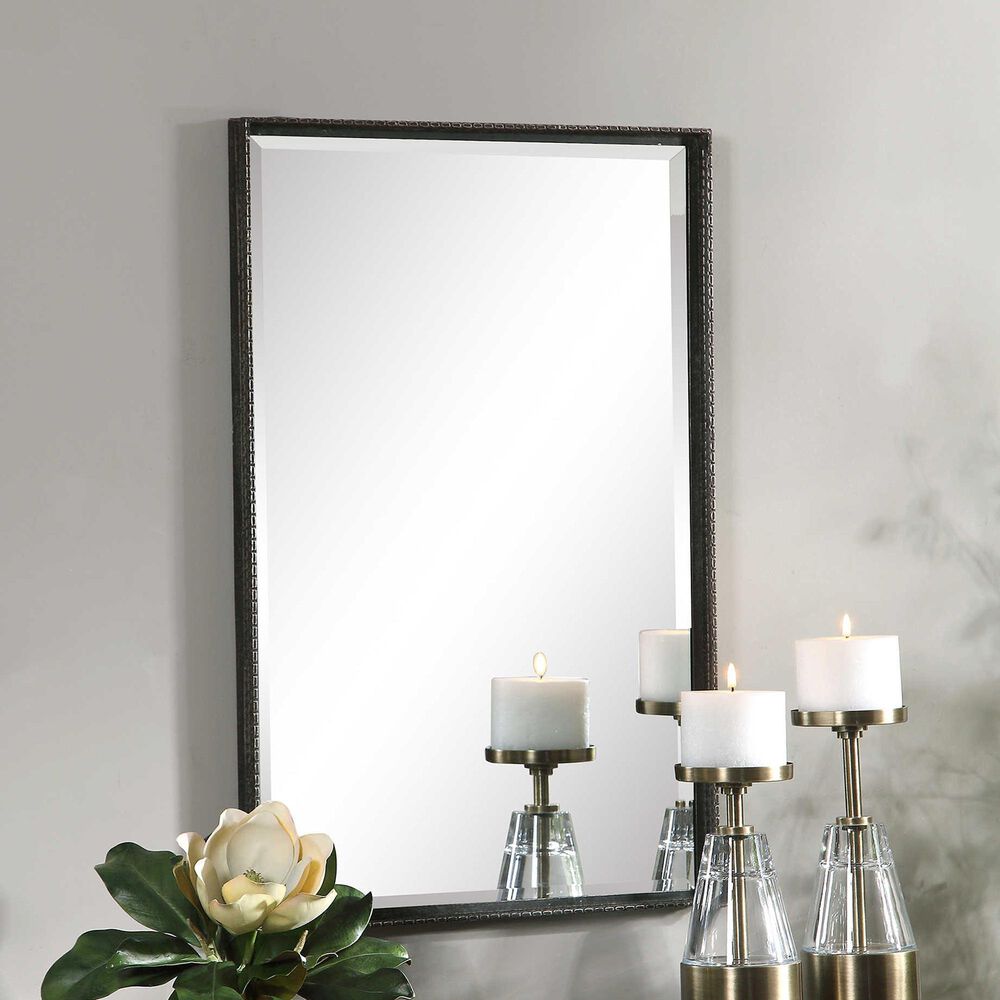 Uttermost Callan Vanity Mirror in Bronze, , large