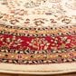 Safavieh Lyndhurst 5"3" Round Ivory and Red Area Rug, , large