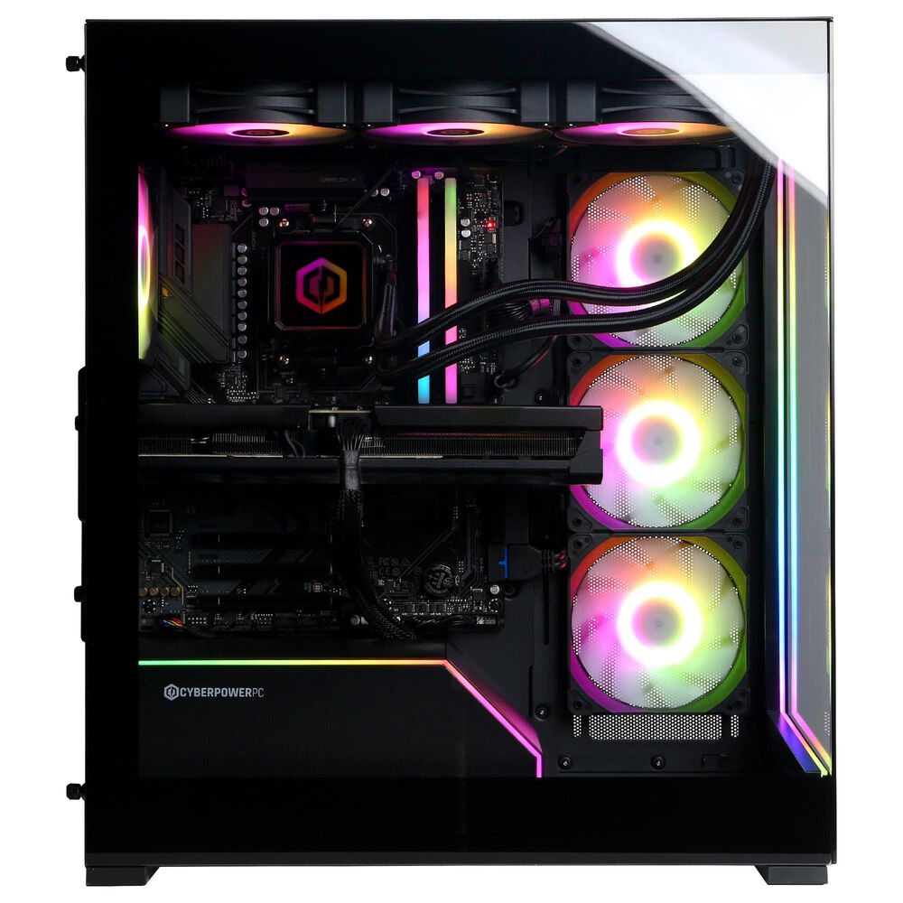 CyberPowerPC Gamer Supreme Gaming Desktop PC | AMD Ryzen 9 9950X - 64GB RAM - NVIDIA GeForce RTX 5070 Ti Graphics - 4TB SSD in Black, , large