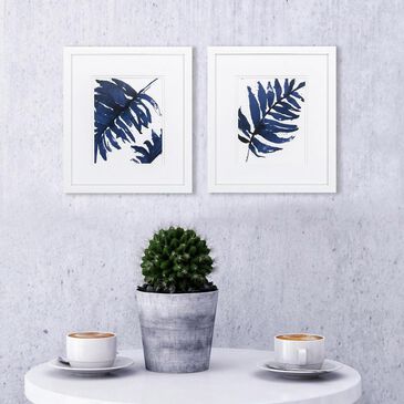Propac Blue Ferns Framed Art (Set of 2), , large