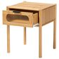 Baxton Studio Naresh 1-Drawer End Table in Natural Brown, , large