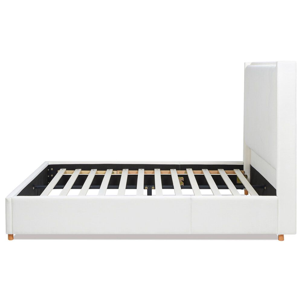 Jennifer Taylor Home Miramar Queen Platform Bed in Antique White, , large