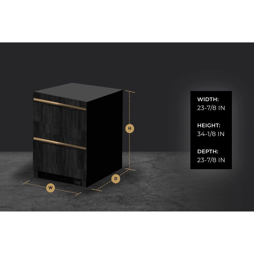 JennAir 24" Double Drawer Refrigerator with Freezer, , large