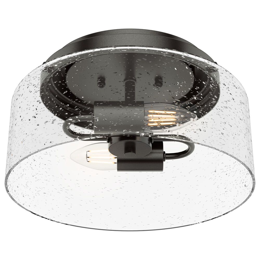 Hunter Hartland 2-Light Flush Mount in Noble Bronze, , large