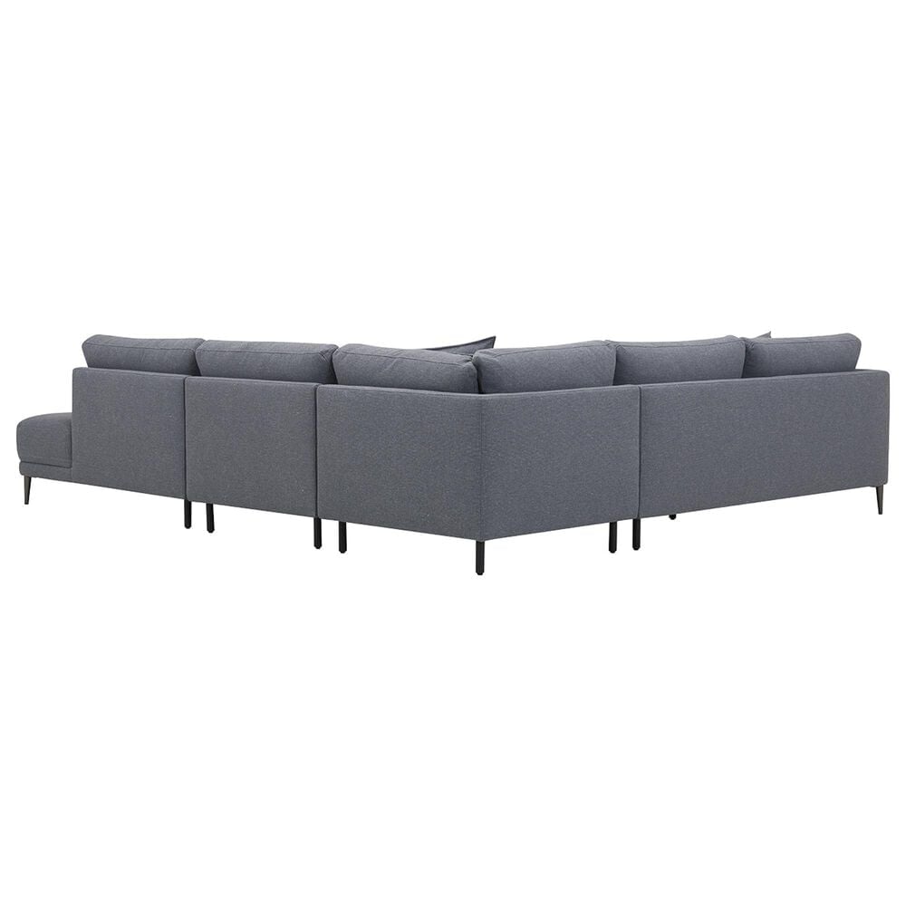Kuka &#40;Hk&#41; Trade Co Lmt Motion Becki Owens 4-Piece Stationary Right Facing Sectional in Marin Demin, , large
