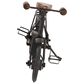 Maple and Jade Bicycle Sculptures in Black and Dark Brown (Set of 2), , large