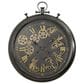 Yosemite Home Decor Pocket Watch Gear Wall Clock in Black and Gold, , large