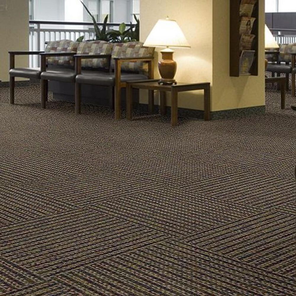Shaw High Voltage 24&quot; x 24&quot; Carpet Tile in Cable, , large