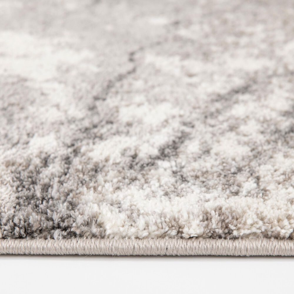 Central Oriental Structures Marquana Buff and Metal 7'10" x 9'10" Area Rug, , large