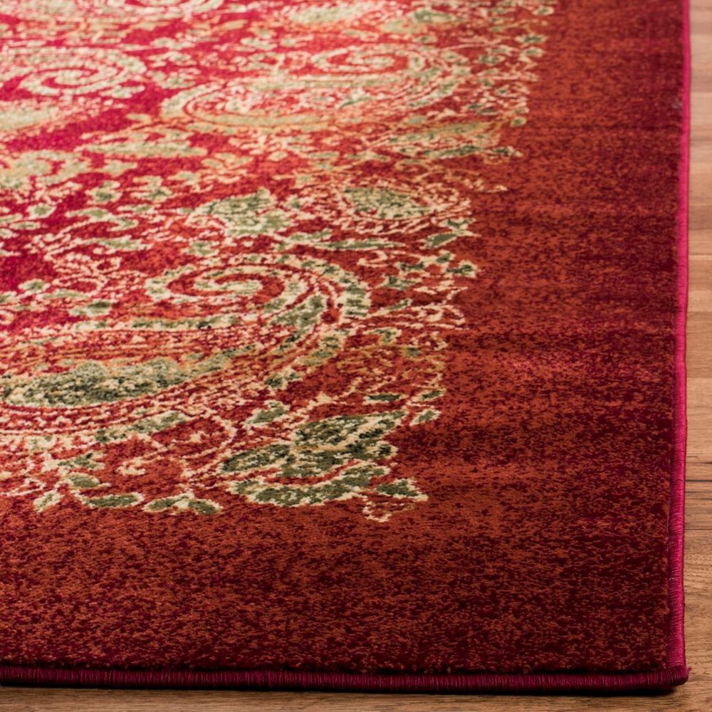 Safavieh Lyndhurst 2&#39;3&quot; x 12&#39; Red and Multicolor Runner, , large