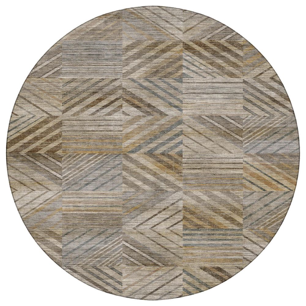 Dalyn Rug Company Nexus NX2 Beige 8" Round Area Rug, , large
