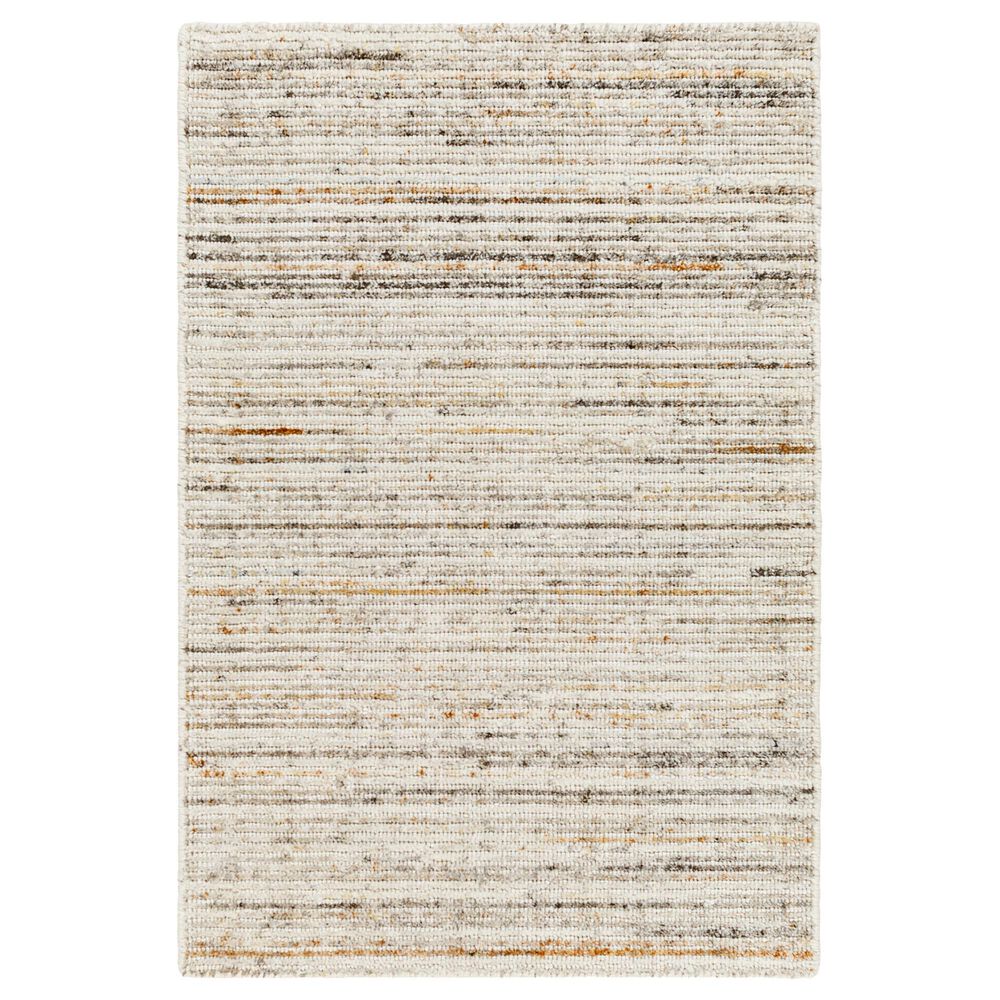 Surya Hollister HOL-2301 9" x 12" Silver Gray, Light Gray, Medium Gray, and Brick Red, Area Rug, , large