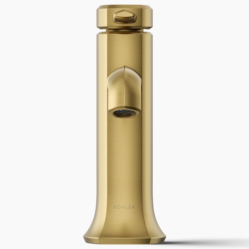 Kohler Occasion Bathroom Sink Faucet in Vibrant Brushed Moderne Brass, , large