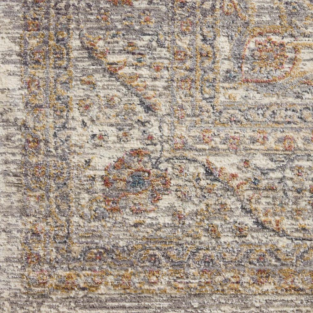 Loloi Indra 7&#39;9&quot; Round Stone and Multicolor Area Rug, , large