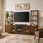 Mayberry Hill Santa Barbara 72" Pier with 2-Drawer Cabinet in Walnut, , large