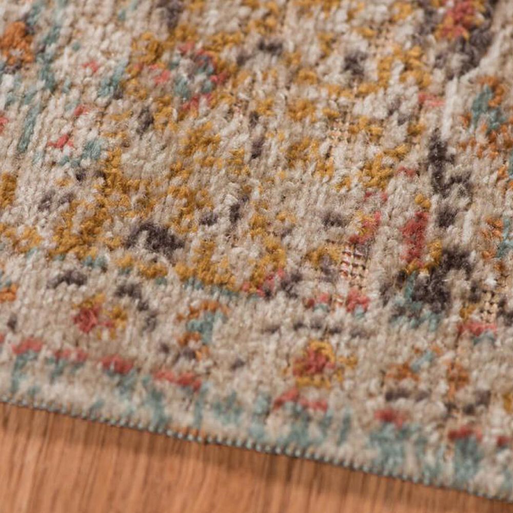 Amer Rugs Eternal 2&#39;2&quot; x 3&#39; Teal and Gold Area Rug, , large