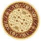 Safavieh Lyndhurst LNH215 5"3" Round Ivory and Red Area Rug, , large