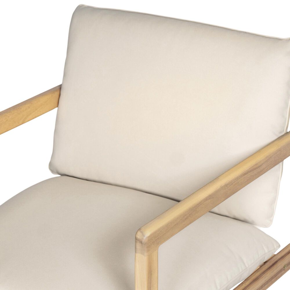 Hearth and Haven Outdoor Club Chair with Tapered Legs in Beige (Set of 2), , large