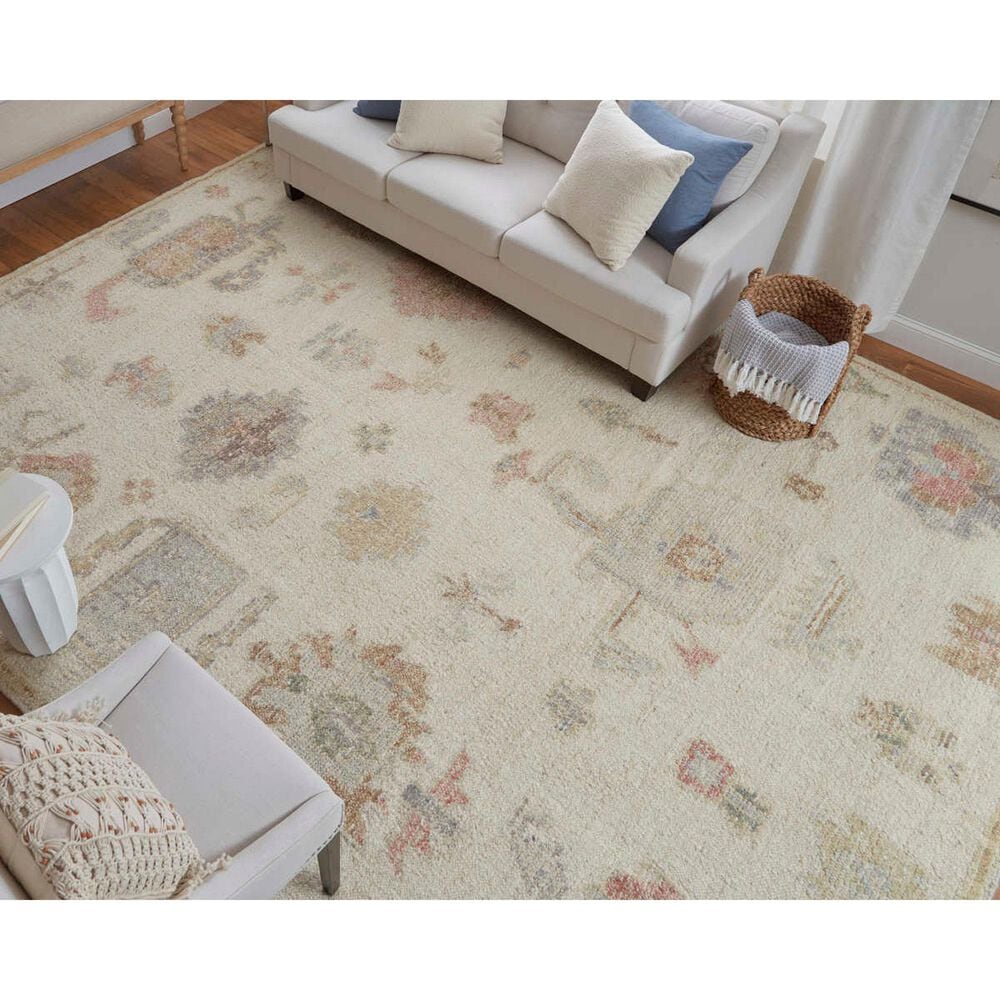 Feizy Grafton 8&#39;6&quot; x 11&#39;6&quot; Ivory and Multicolor Area Rug, , large