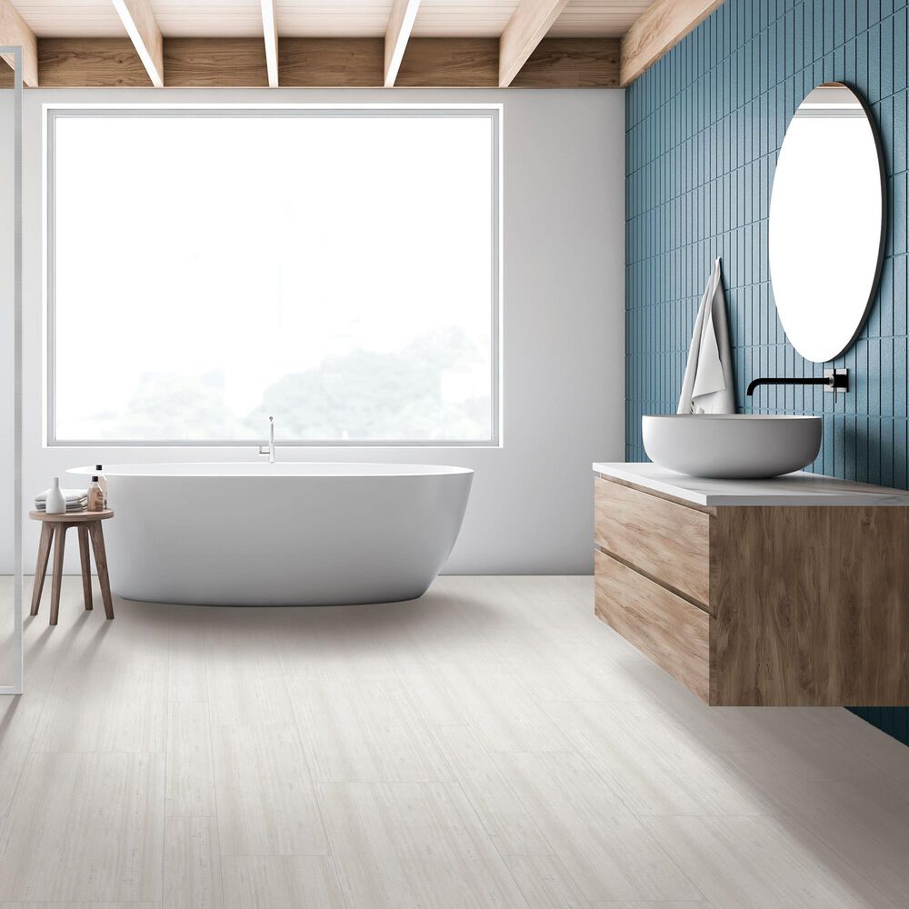 Mohawk Tile Options PT007-M White Chalk 6&quot;/12&quot;/18&quot; x 36&quot; Luxury Vinyl Tile, , large