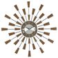 Maple and Jade Wall Clock in Silver and Black, , large