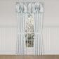 Royal Court Bungalow 84" x 41" Window Panel Pair in Spa Blue and White, , large