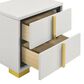 Pacific Landing Marceline 4-Piece Queen Bed Set in White, , large