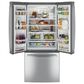 GE Appliances 20.8 Cu. Ft. French-Door Refrigerator with Automatic Defrost in Fingerprint Resistant Stainless Steel, , large