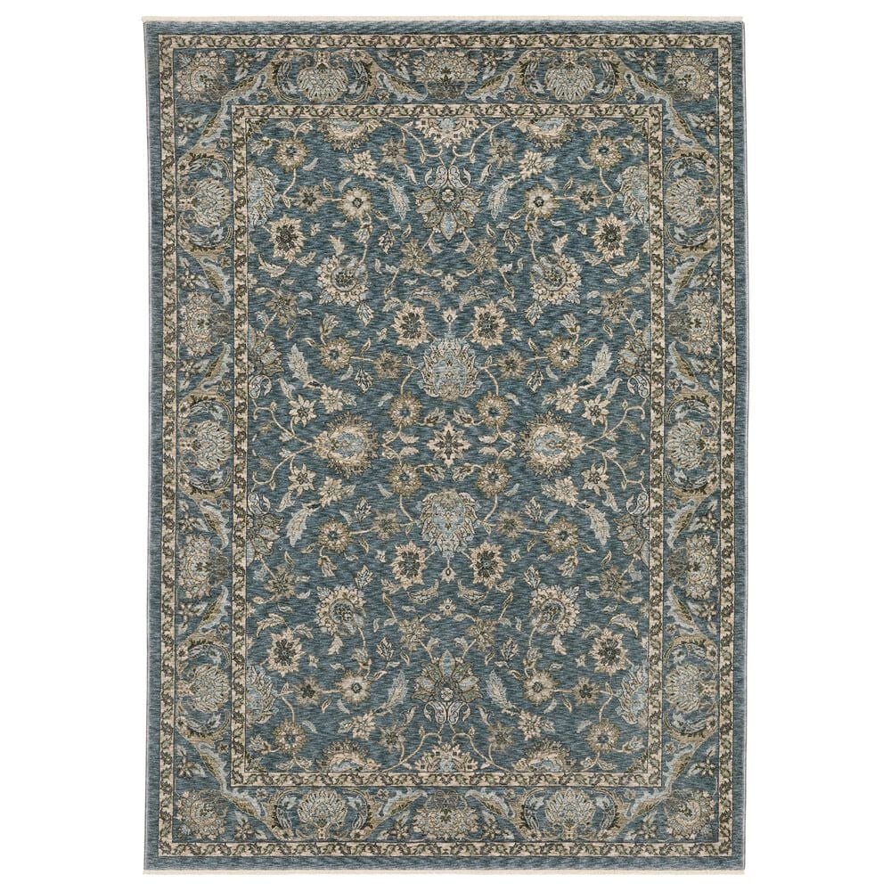 Oriental Weavers Aberdeen 6"7" x 9"6" Blue Area Rug, , large
