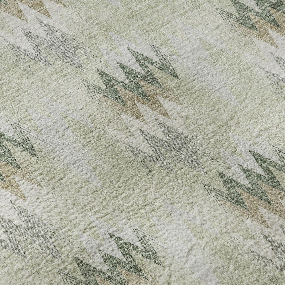 Dalyn Rug Company Soft Essentials Chevron Celery 3' x 5' Area Rug, , large