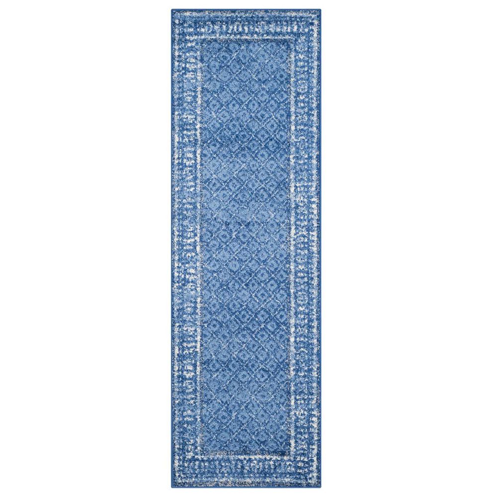 Safavieh Adirondack ADR110F-212 2&#39;6&quot; x 12&#39; Light Blue/Dark Blue Runner, , large