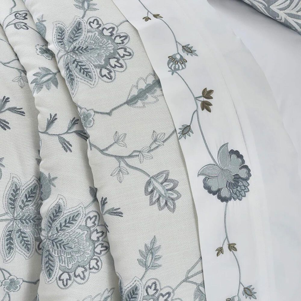J. Queen New York Garden 4-Piece Queen Comforter Set in Blue, , large