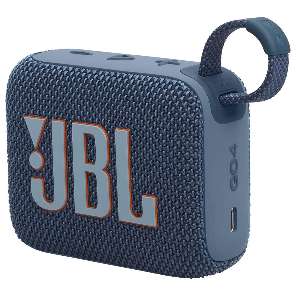 JBL Go 4 Portable Waterproof Bluetooth Speaker in Blue, , large
