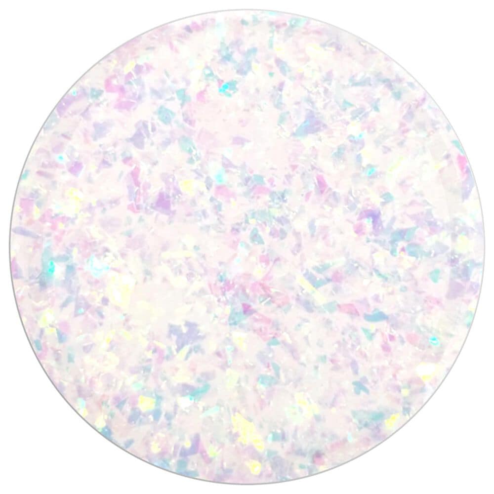 PopSockets PopGrip Premium Swappable Device Stand and Grip - Iridescent Confetti White, , large