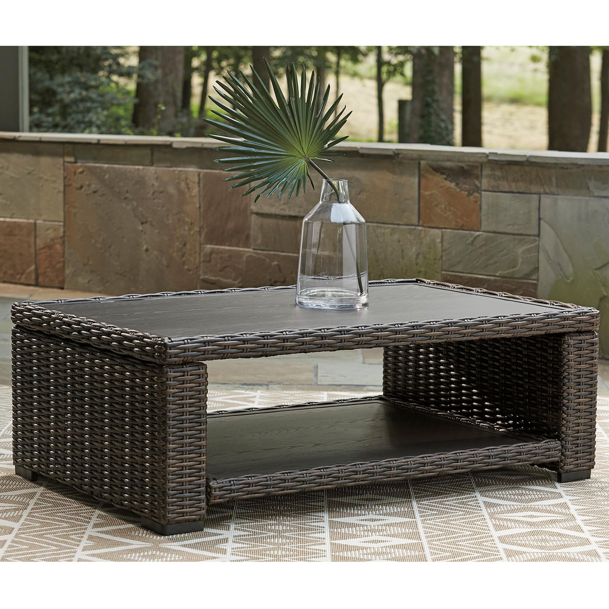 Tall wicker table 2025