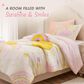 Hampton Park Sunshine 4-Piece Twin/Twin XL Comforter Set in Pink, , large