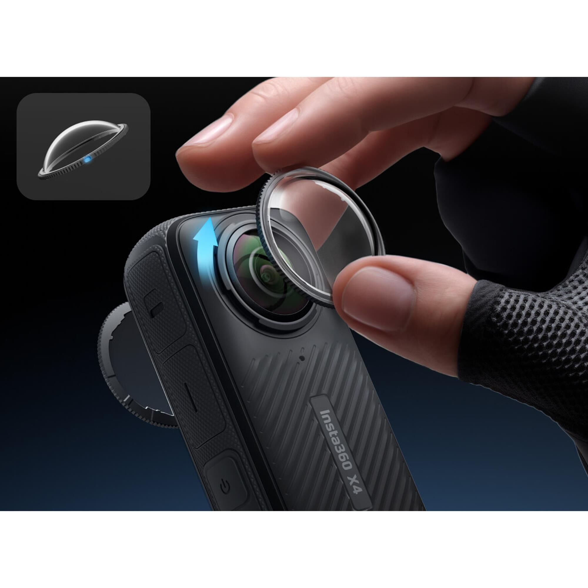 Insta360 X4 Standard Bundle Action Camera in Black