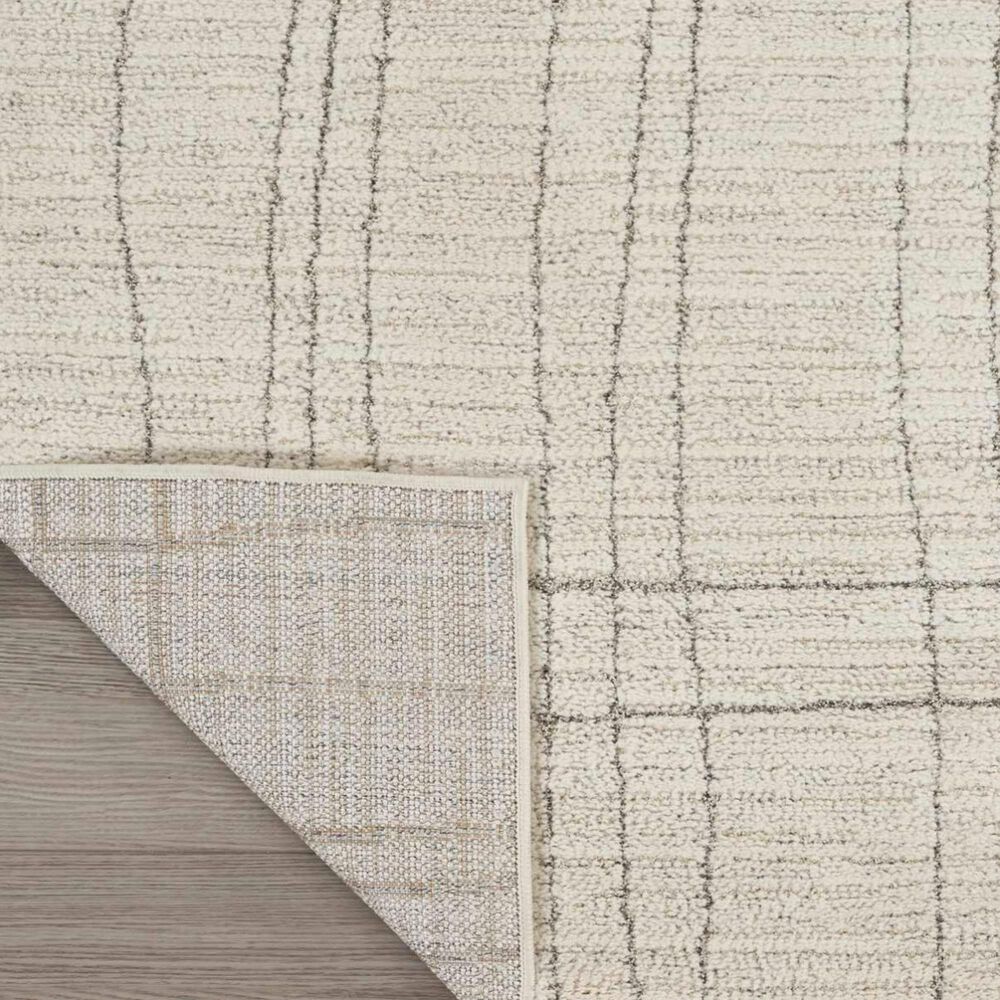 Nourison Andes AND03 3&#39;11&quot; x 5&#39;11&quot; Ivory and Grey Area Rug, , large