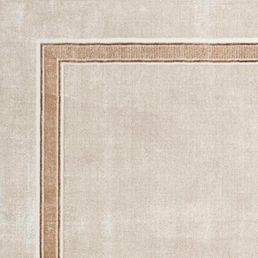 Nourison Glitz 2&#39;3&quot; x 7&#39;6&quot; Ivory Cream Runner, , large