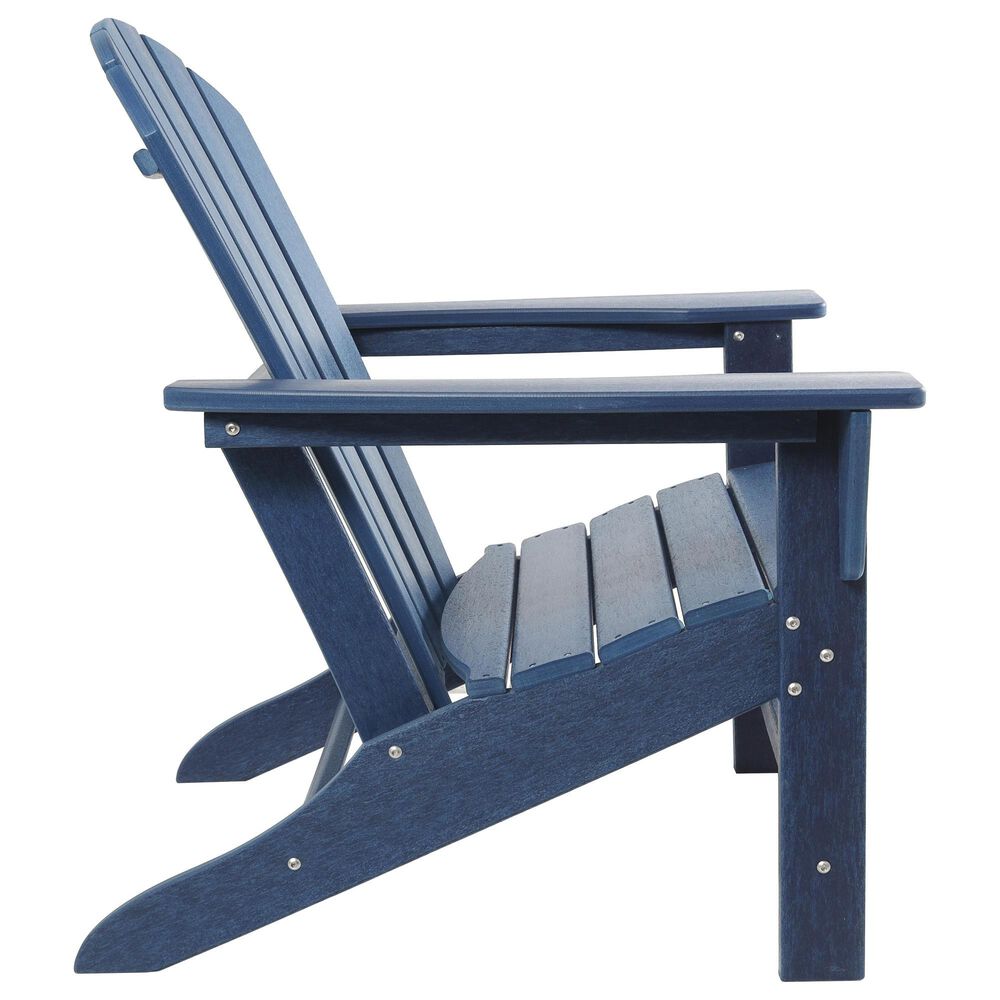 Maple and Jade Outdoor Adirondack Chair in Dark Blue, , large